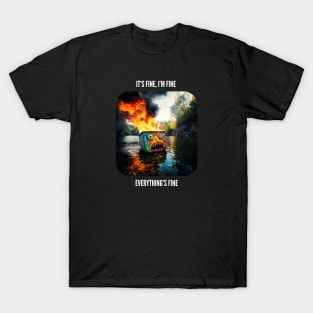Nothing to see here, Everything's fine v1 T-Shirt